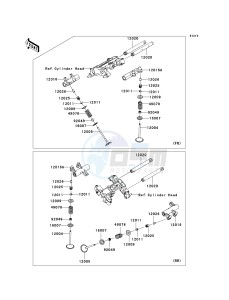 VN 1700 G [VULCAN 1700 CLASSIC LT] (9G-9FA) G9F drawing VALVE-- S- -