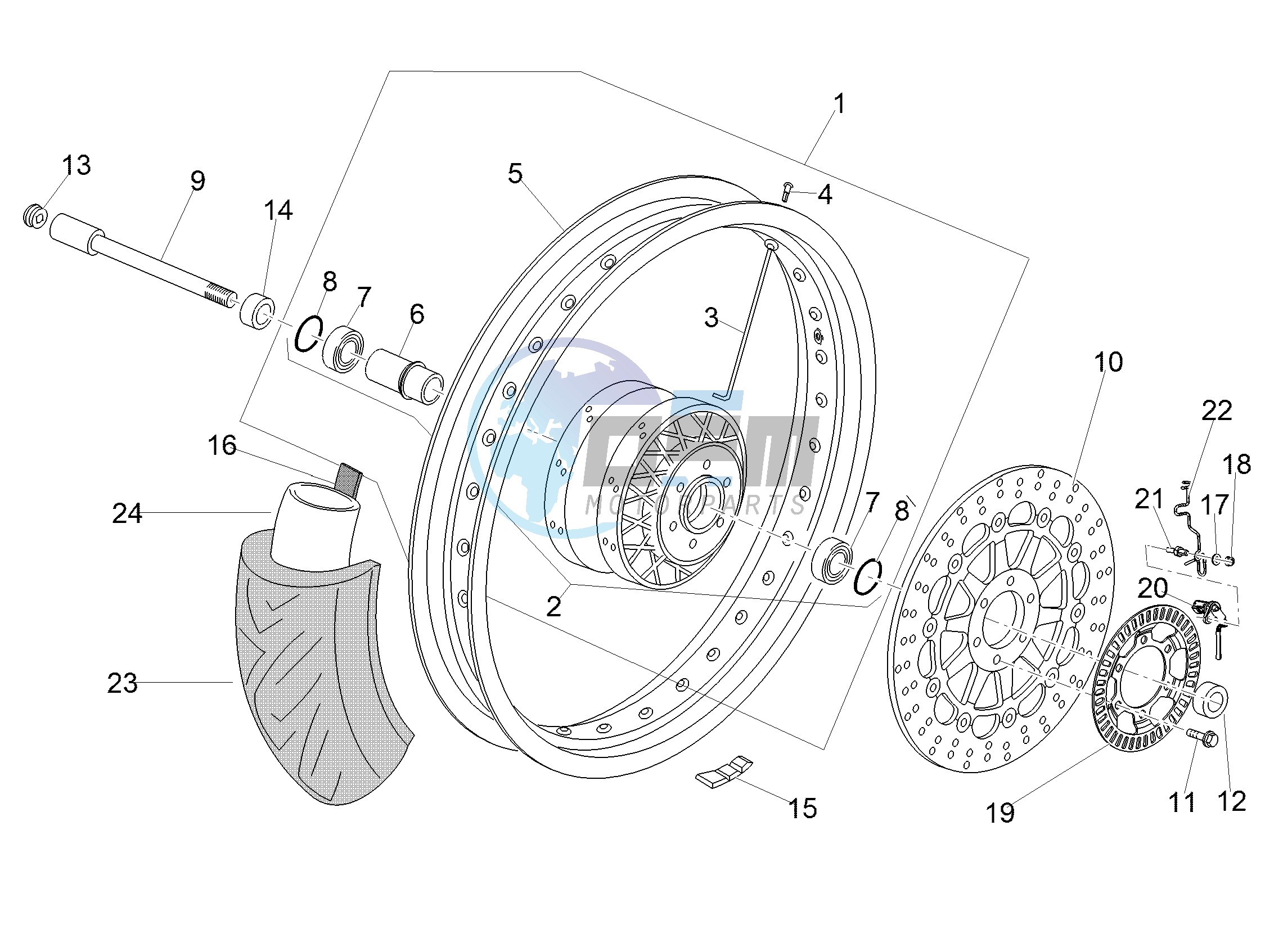 Front wheel