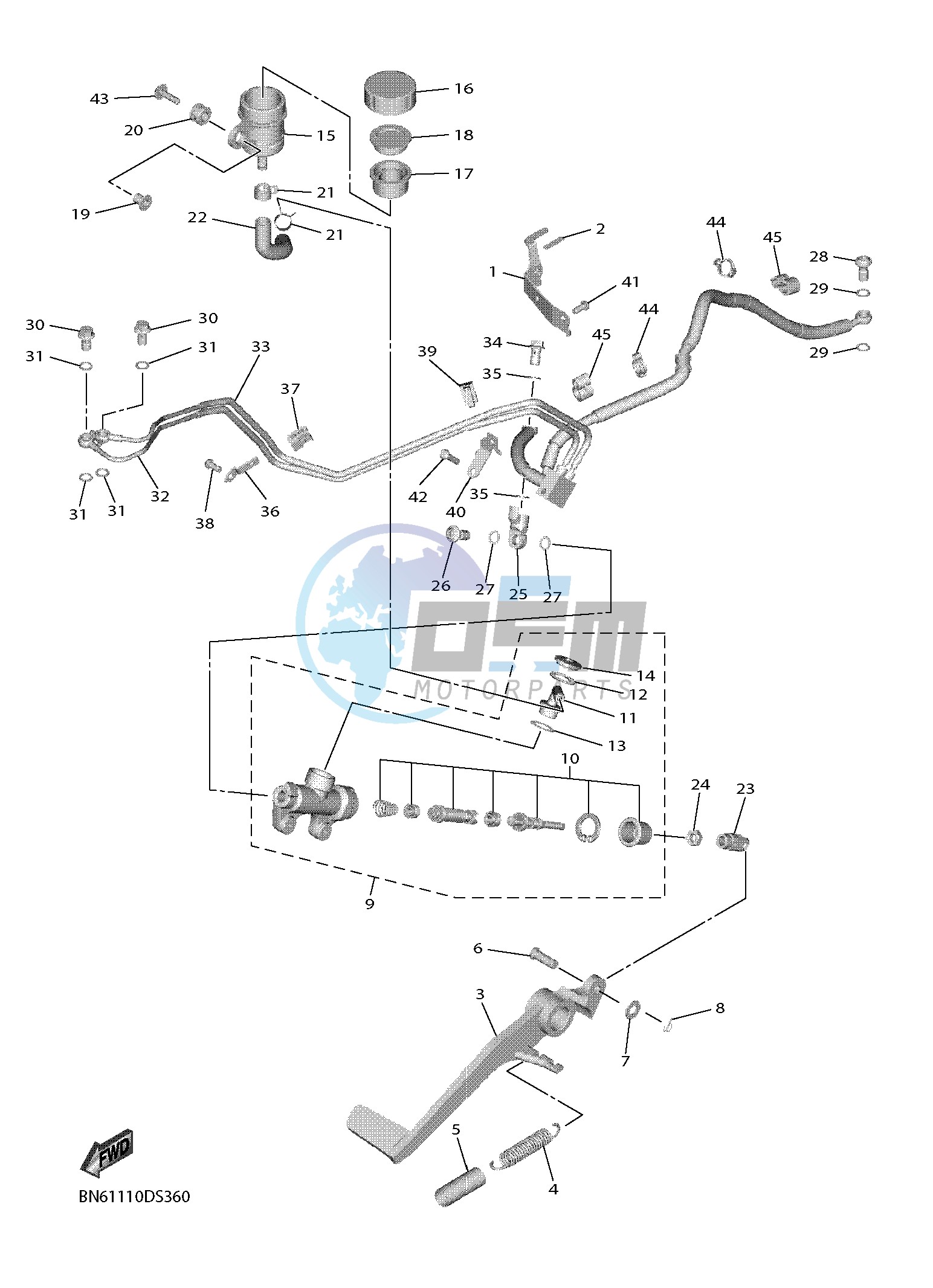 REAR MASTER CYLINDER