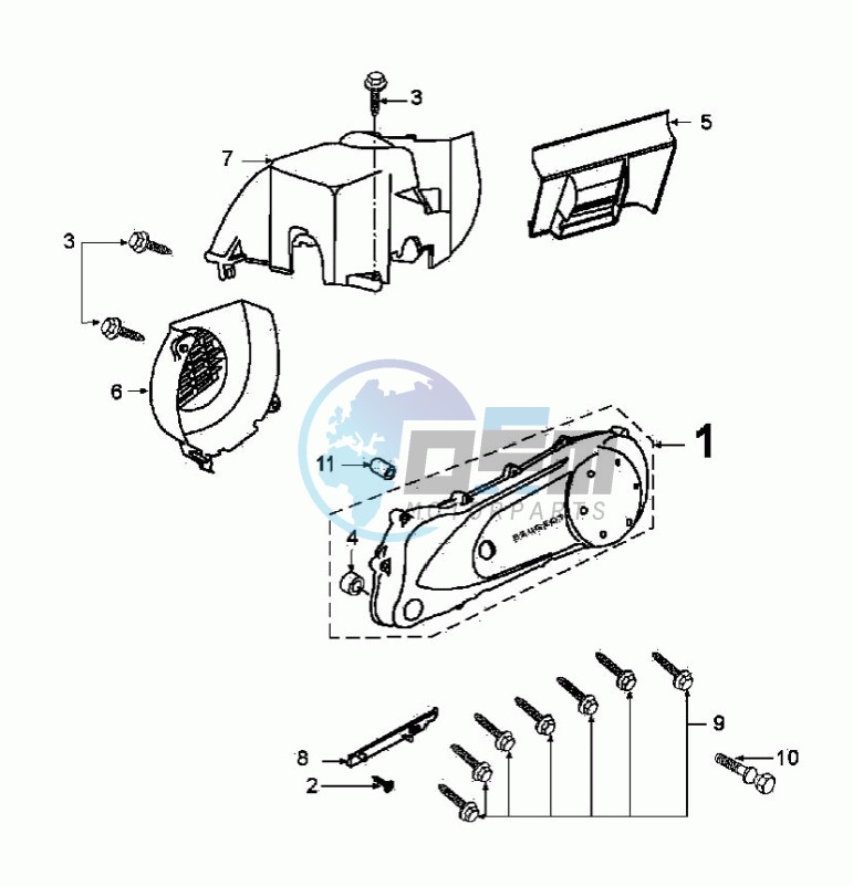 CRANKCASE COVER