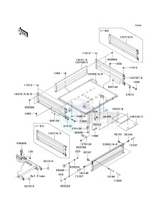 KAF 400 A [MULE 610 4X4] (A6F-AF) A7F drawing CARRIER-- S- - -- A6F - A9F- -