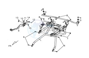 QUAD LANDER 300S drawing MOUNT GRIP BAR  BAR  COWLING