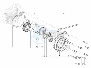 Typhoon 125 4T 2V E3 (NAFTA) drawing Reduction unit