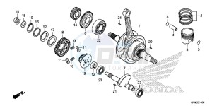 GLR1251WHH UK - (E) drawing CRANKSHAFT/ PI STON