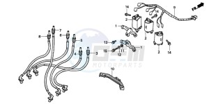 GL1500A GOLDWING ASPENCADE drawing IGNITION COIL