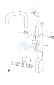 DF 40A drawing Fuel Injector