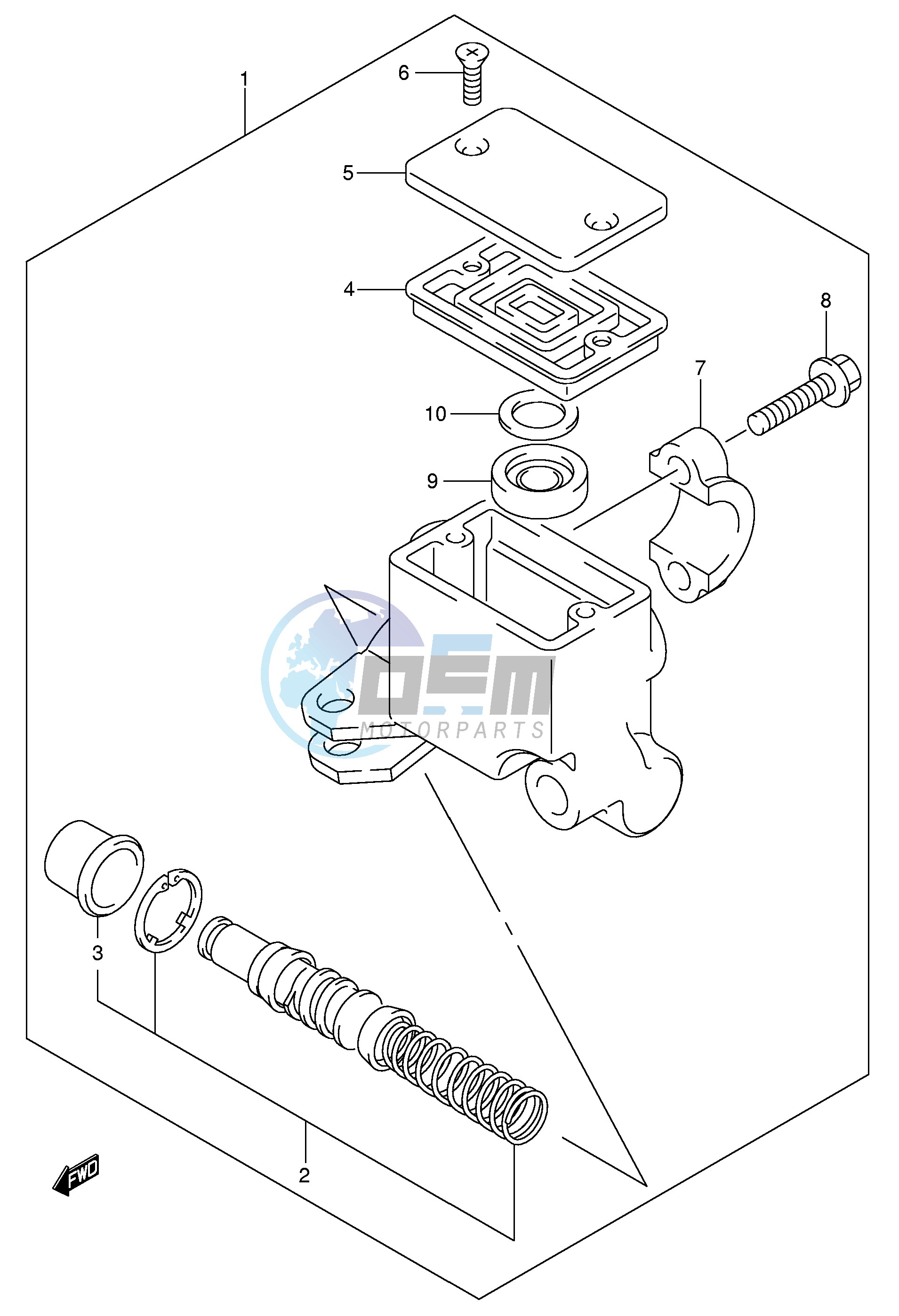 FRONT MASTER CYLINDER