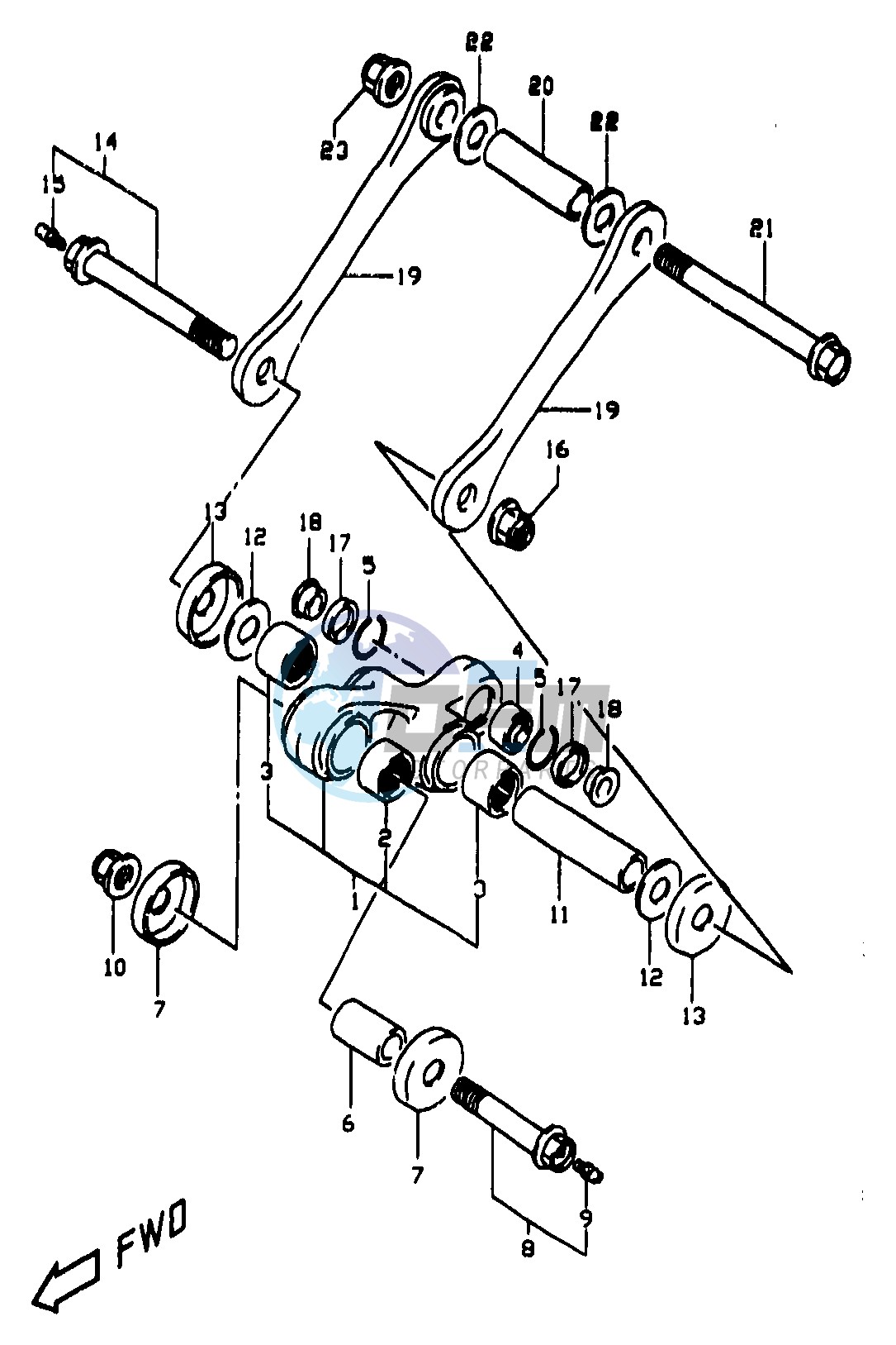 REAR CUSHION LEVER