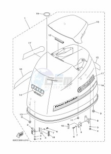 F100BETX drawing FAIRING-UPPER