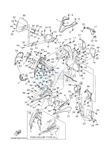 MW125A TRICITY 125 (2CMP 2CMR) drawing LEG SHIELD