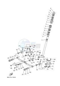 MWS125-C TRICITY 125 (BU51 BU53) drawing STEERING 2