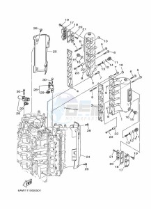 LF350TUR-2009 drawing CYLINDER-AND-CRANKCASE-3