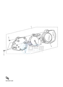 YZF-R1 998 R1 (1KBJ 1KBK) drawing METER