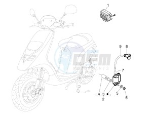 Typhoon 50 serie speciale drawing Voltage Regulators - Electronic Control Units (ecu) - H.T. Coil