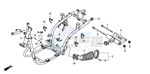 NHX110WH drawing FRAME BODY