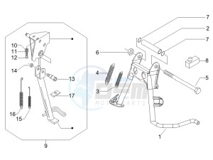 Liberty 125 4t Delivery e3 Single drawing Stand