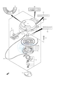 DF 2.5 drawing Recoil Starter