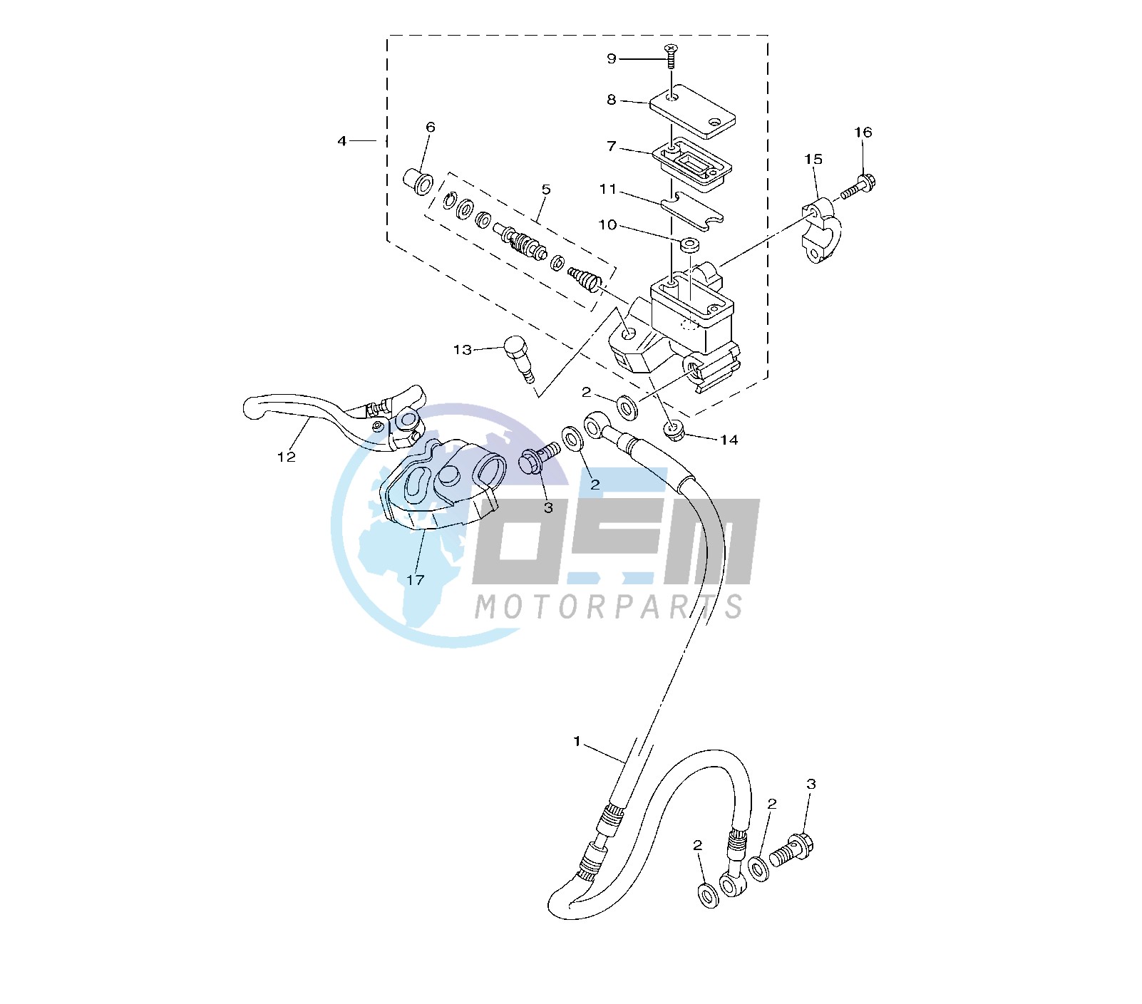 FRONT MASTER CYLINDER