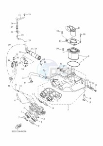 XTZ690D-B TENERE 700 (BEH2) drawing INTAKE