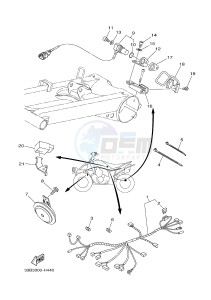 YFM250R RAPTOR 250 (33B7) drawing ELECTRICAL 2