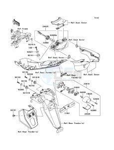 ER-6f ABS EX650B8F GB XX (EU ME A(FRICA) drawing Taillight(s)