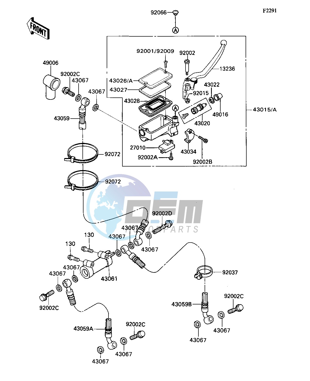 FRONT MASTER CYLINDER