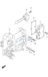 DF 175A drawing Rectifier/Ignition Coil