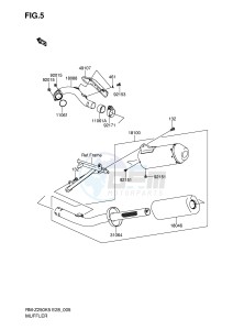 RM-Z250 (E28) drawing MUFFLER