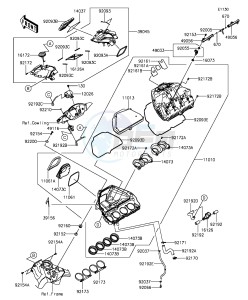 NINJA ZX-10R ABS ZX1000SGF XX (EU ME A(FRICA) drawing Air Cleaner