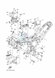 MT-07 MTN690 (BATX) drawing FRAME