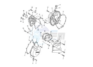 YZF R46 600 drawing CRANKCASE COVER