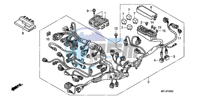 WIRE HARNESS (CBR1000RR)