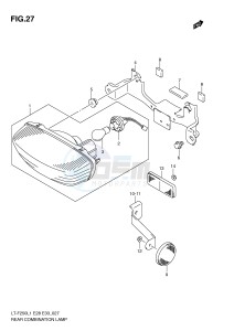 LT-F250 (E28-E33) drawing REAR COMBINATION (LT-F250L1 E28)