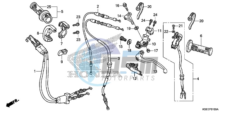 HANDLE LEVER/SWITCH/CABLE