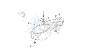 Scarabeo 125-200 Light carb. drawing Undersaddle