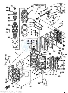 115C drawing CYLINDER--CRANKCASE