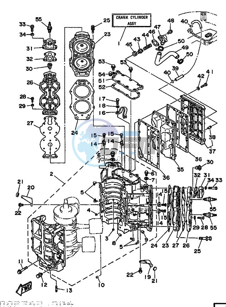 CYLINDER--CRANKCASE