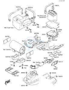 JS 650 A [650 SX] (A1) [650 SX] drawing HULL FITTINGS