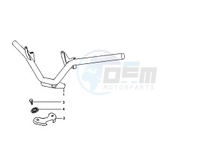 BUXY - 50 cc drawing STEERING HANDLE