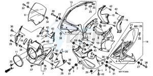 XL700V9 UK - (E / MKH SPC) drawing COWL