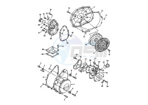 FJR 1300 drawing CRANKCASE COVER