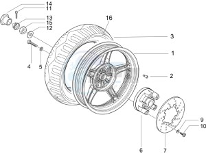 Runner 50 Pure Jet SC (UK) UK drawing Rear Wheel