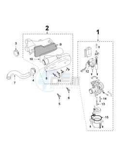 FIGHT 3 N drawing CARBURETTOR