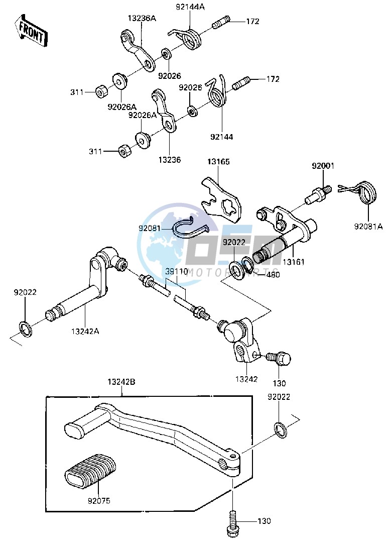 GEAR CHANGE MECHANISM