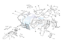 SENDA SM BAJA - 125 CC EU3 drawing BODY