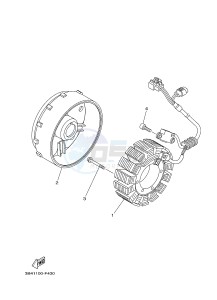 YFM700FWA YFM700DE GRIZZLY 700 (2ES2 2ES3) drawing GENERATOR