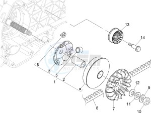 Nexus 250 e3 drawing Driving pulley