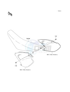 KX 125 M (M3) M3 drawing SEAT