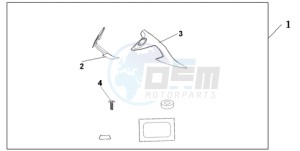 NT700VA F drawing KNUCKLE DEFLECTOR SET