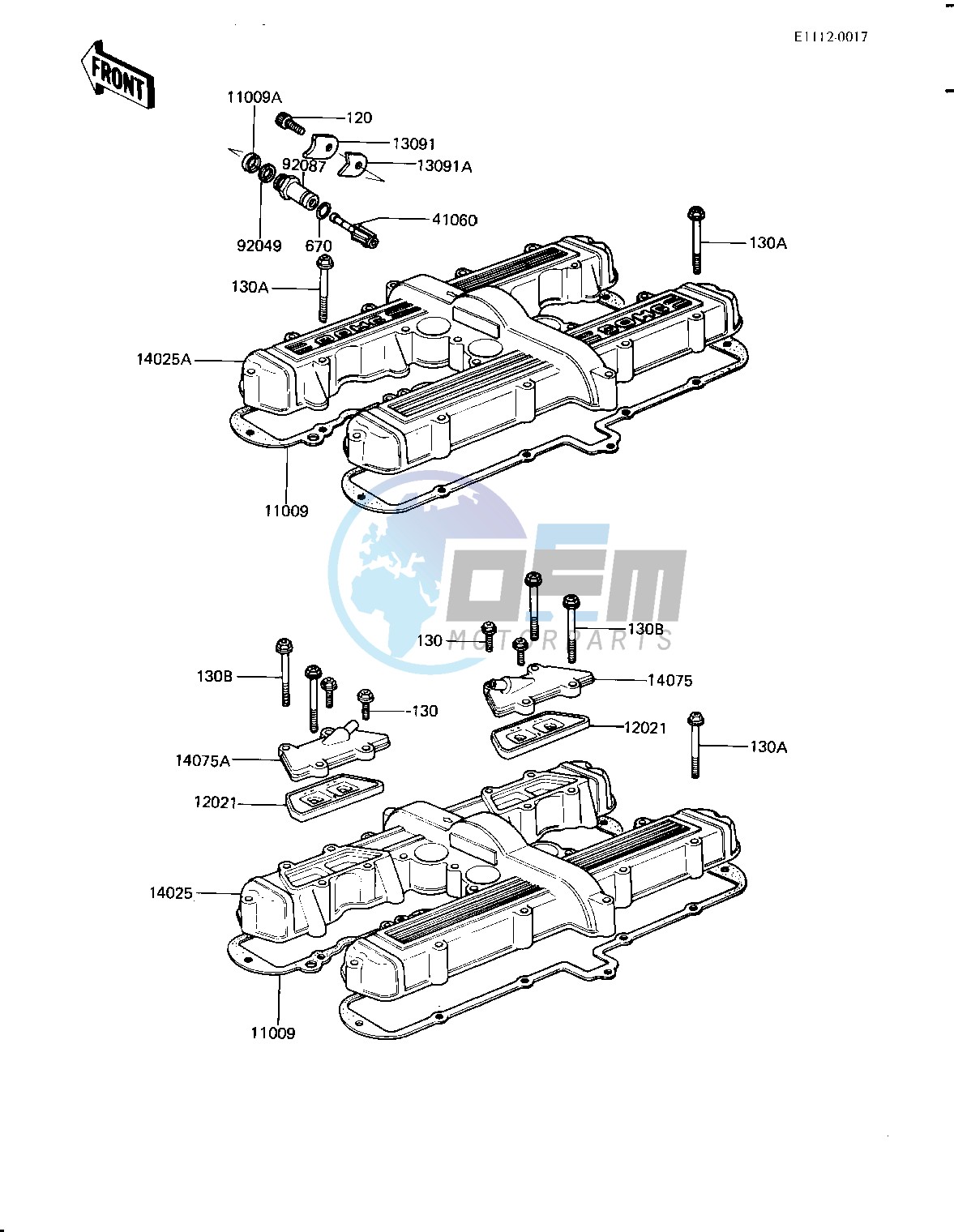 CYLINDER HEAD COVER -- 81-82 H1_H2- -